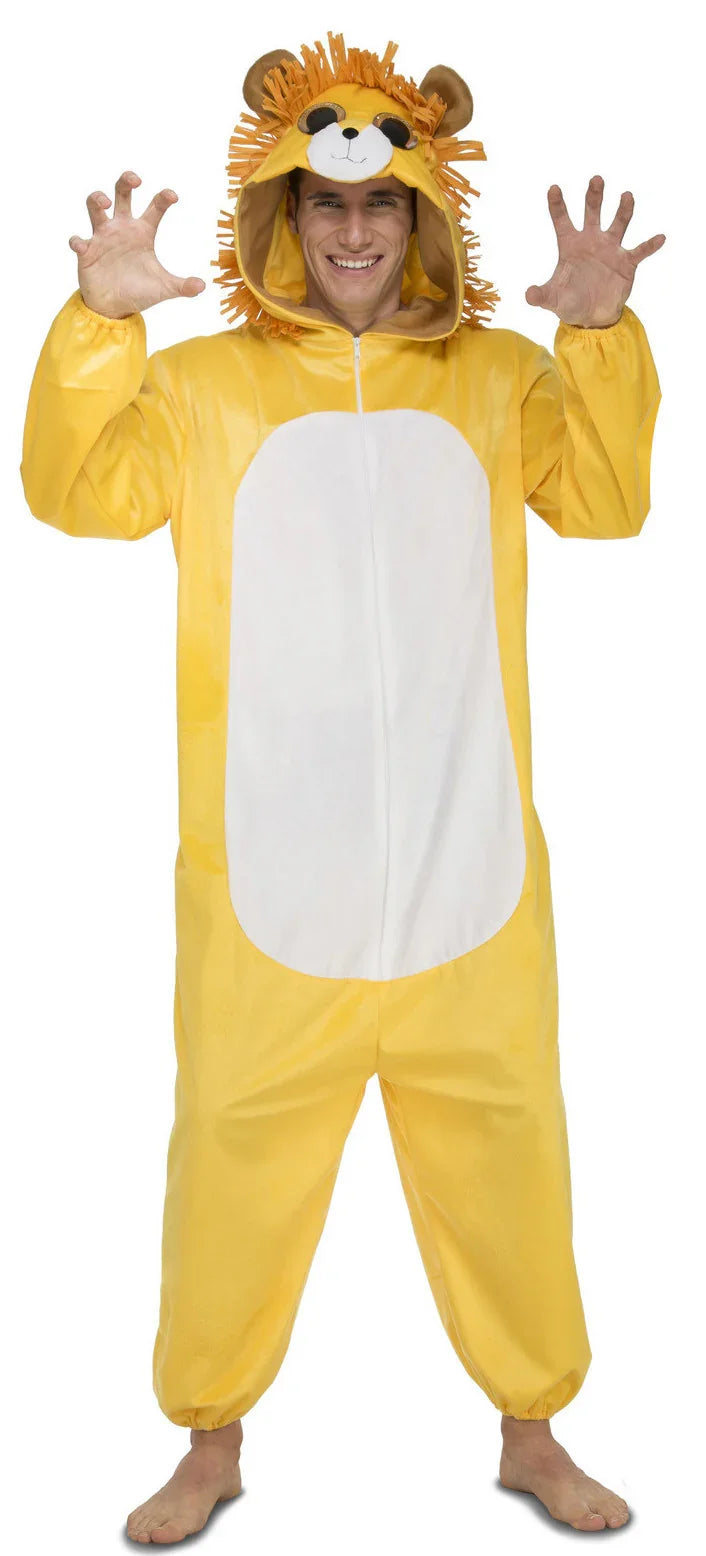 Disfraz de León Ojazos Pijama para Adulto León Viving